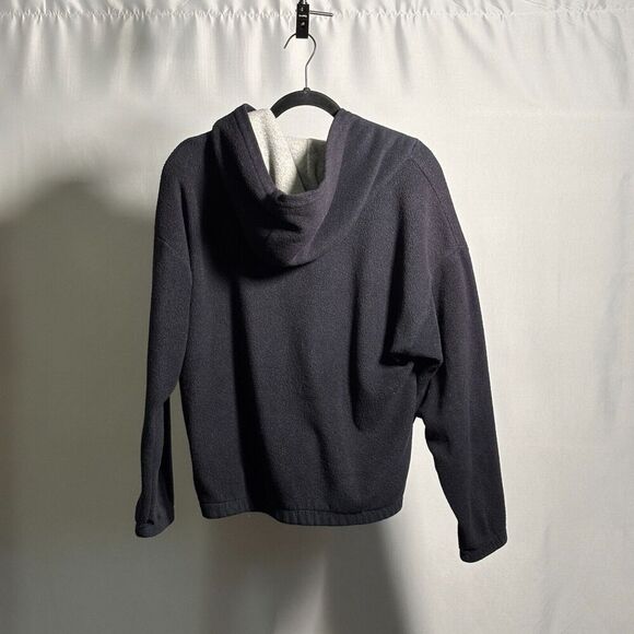 VTG Oregon Coast Brookings Full Zip Fleece Jacket Hooded USA Made Mens S Pockets - Picture 2 of 8